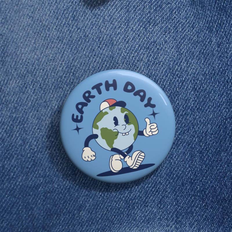 Love Your Planet Earth Day Teacher Pinback Button