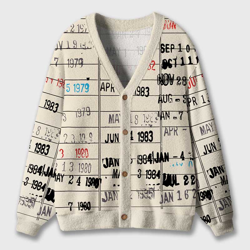 Book Library Card Teacher Ugly Cardigan Sweaters