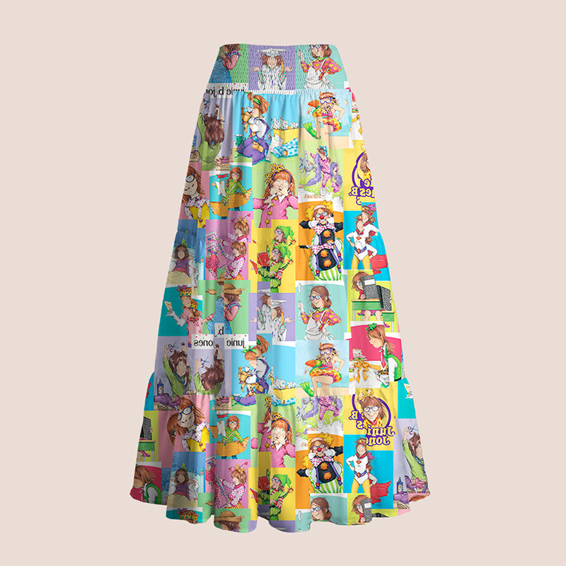 Little Girl Children's Book Teacher Tiered Skirt