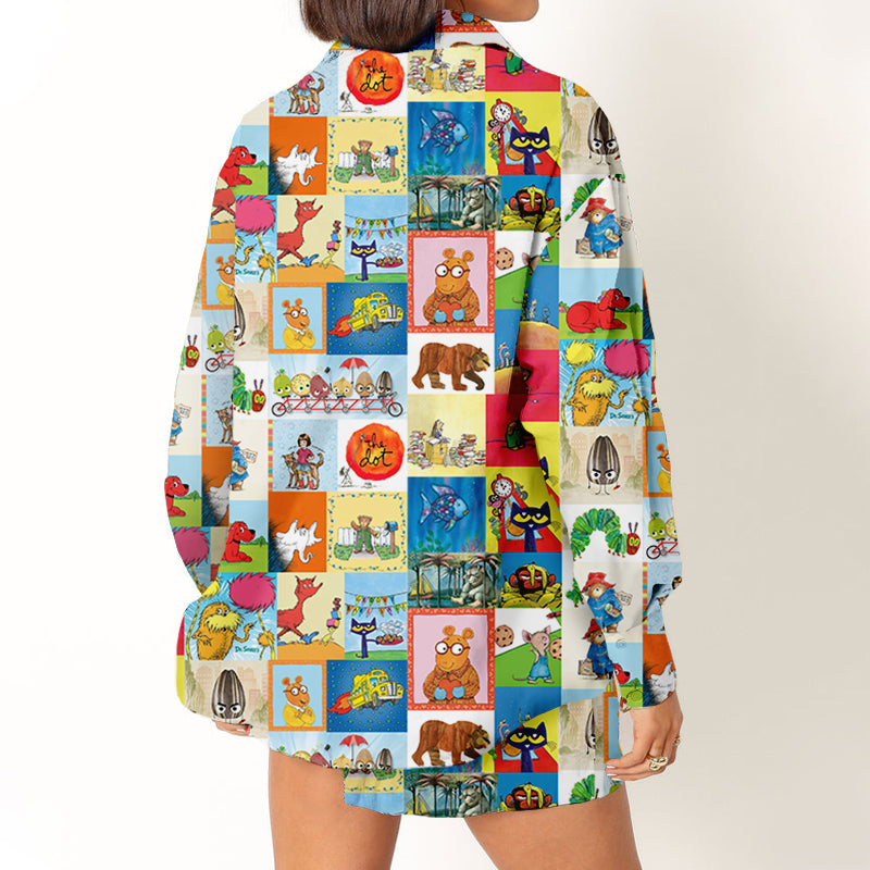I Still Read Children's Books Teacher Long Sleeve Shirt And Shorts Set