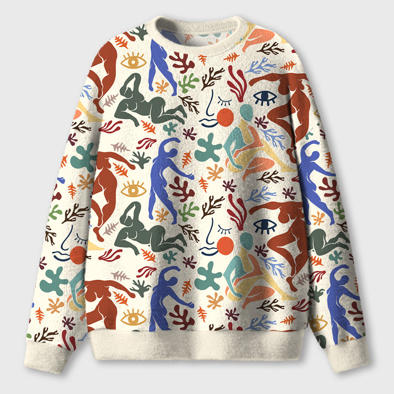 Dance Art Teacher Ugly Fluffy Sweatshirt