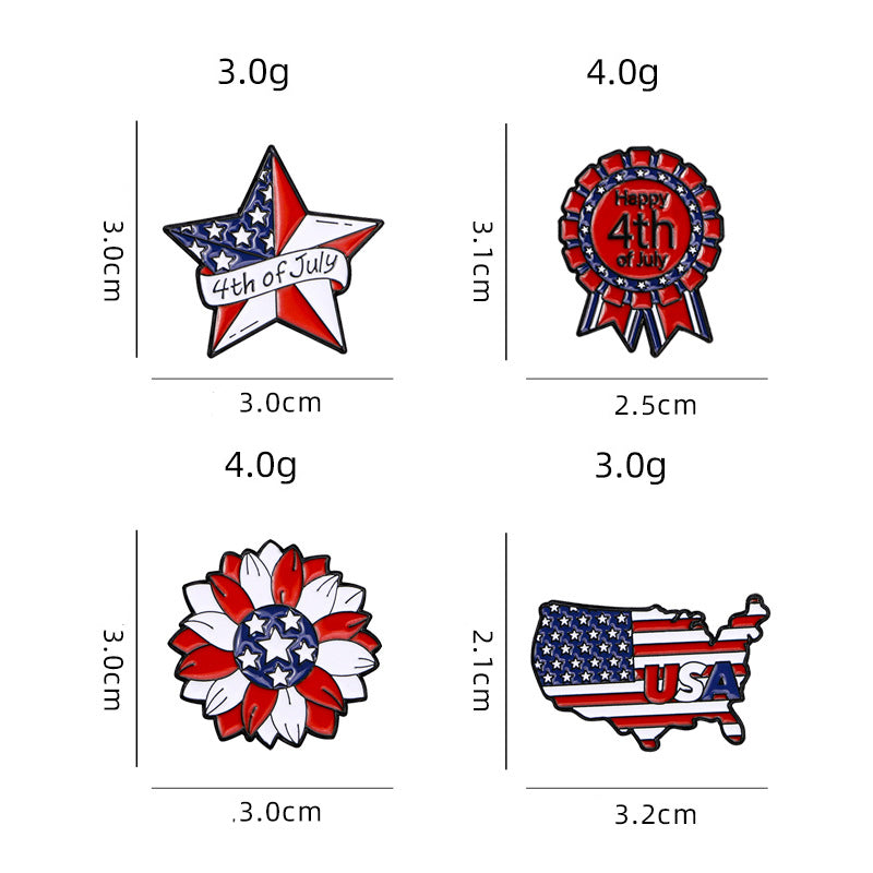 Independence Day Teacher Pin