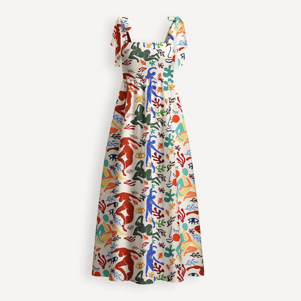 Dance Art Teacher Tie Shoulder Dress