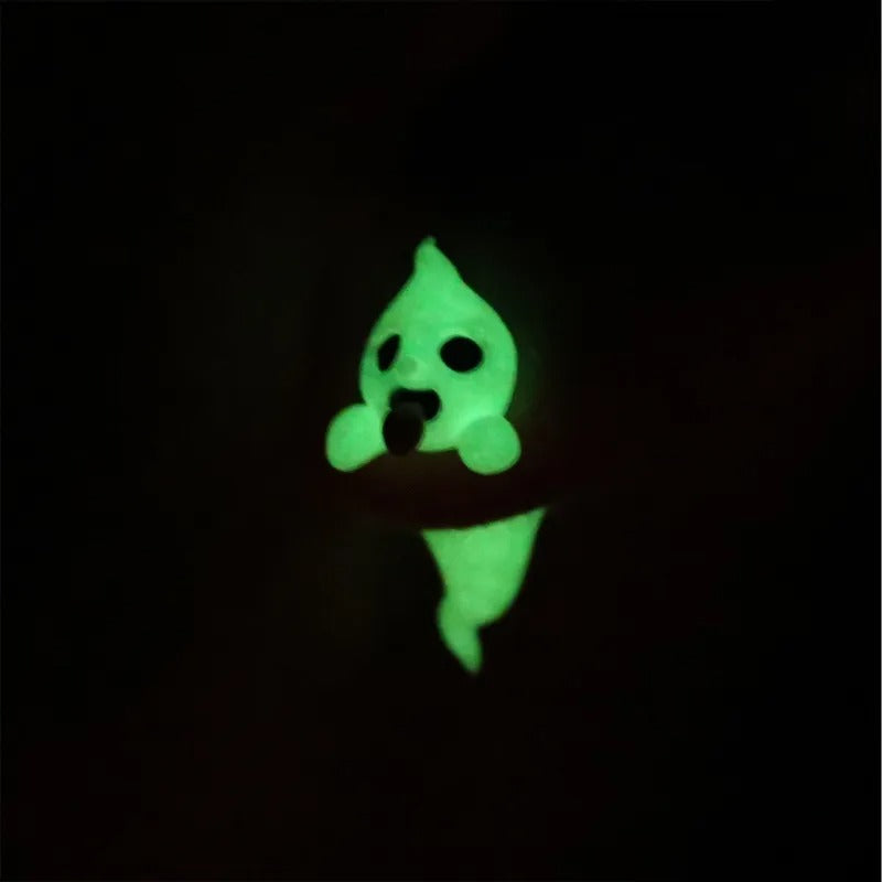 Ghost Luminous Teacher Metal Earrings