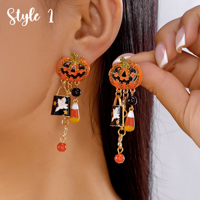 Halloween Creative Teacher Metal Earrings