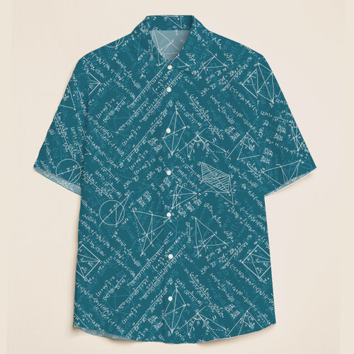 Math Formula Teacher Short Sleeve Shirt