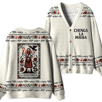 La Resistencia Teacher Ugly Cardigan Sweaters