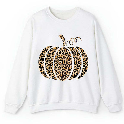 Leopard Pumpkin Teacher Sweatshirt