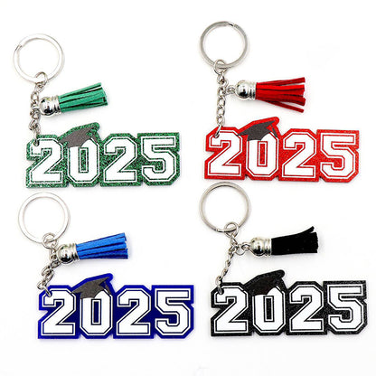 Behind You All Your Memories Teacher Keychain