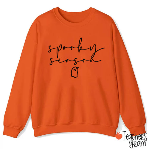 Spooky Season Ghost Teacher Sweatshirt