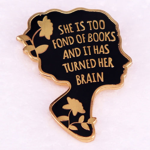 Book Lover Teacher Pin