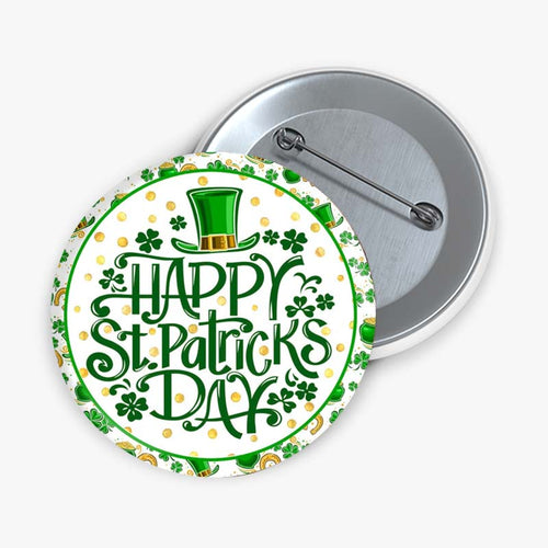 Happy St. Patricks Day Teacher Pinback Button