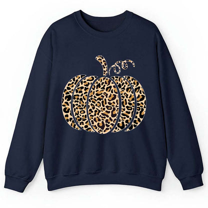 Leopard Pumpkin Teacher Sweatshirt