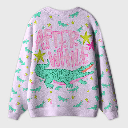 Later After While Teacher Ugly Cardigan Sweaters