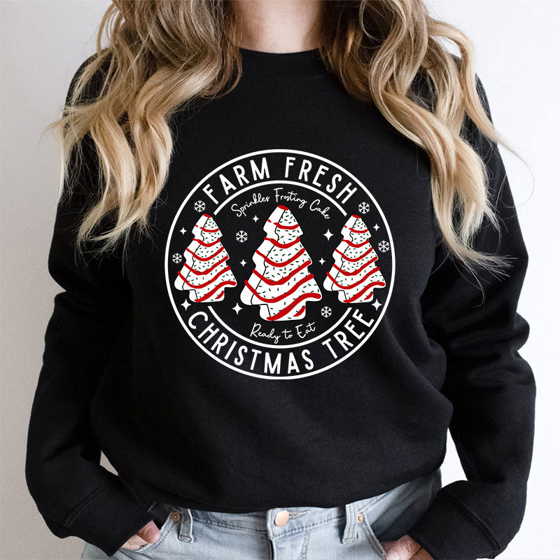 Farm Fresh Christmas Tree Teacher Sweatshirt