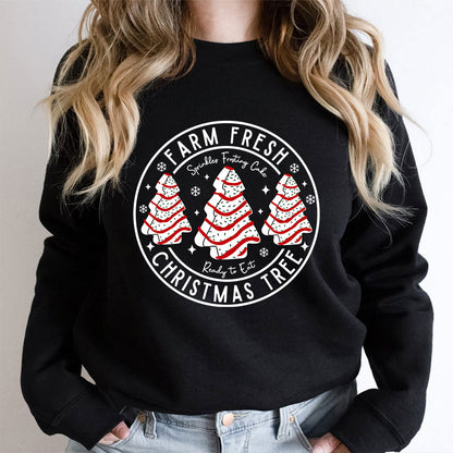 Farm Fresh Christmas Tree Teacher Sweatshirt