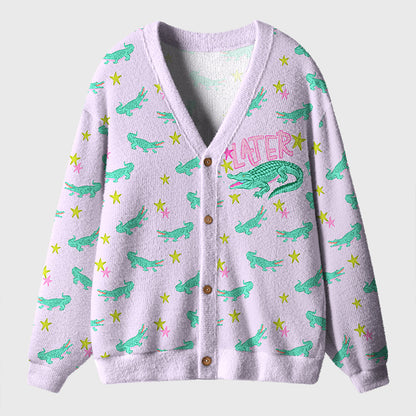 Later After While Teacher Ugly Cardigan Sweaters