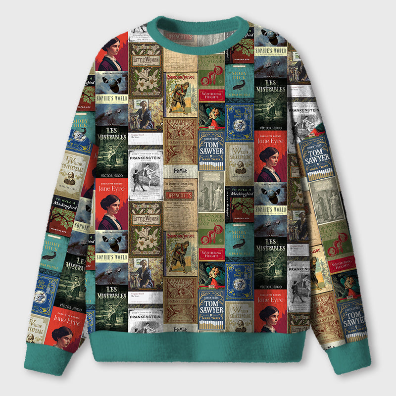 Masterpiece Literature Teacher Ugly Fluffy Sweatshirt