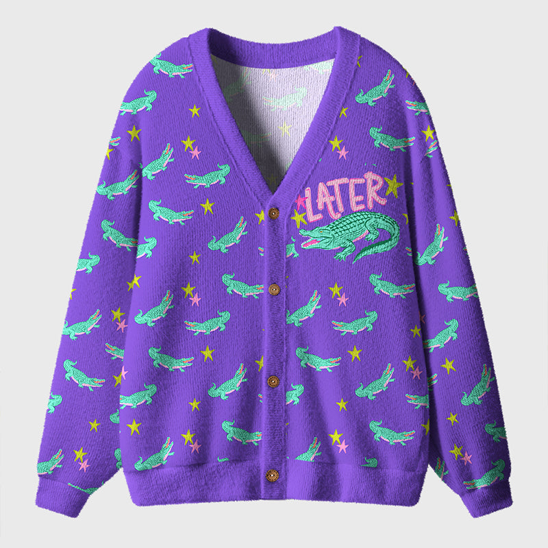 Later After While Teacher Ugly Cardigan Sweaters