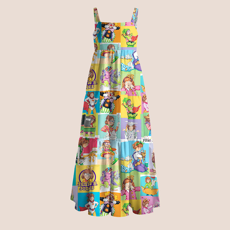 Little Girl Children's Book Teacher Slip Dress