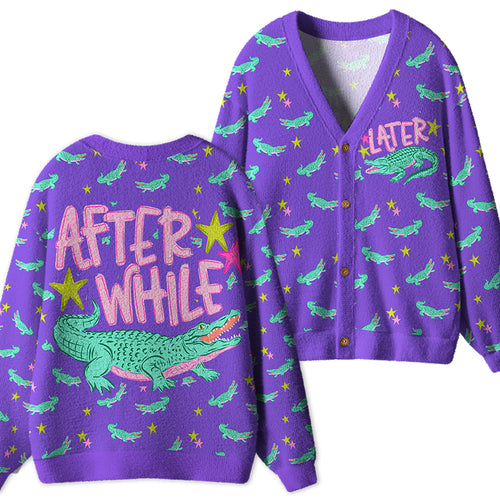 Later After While Teacher Ugly Cardigan Sweaters