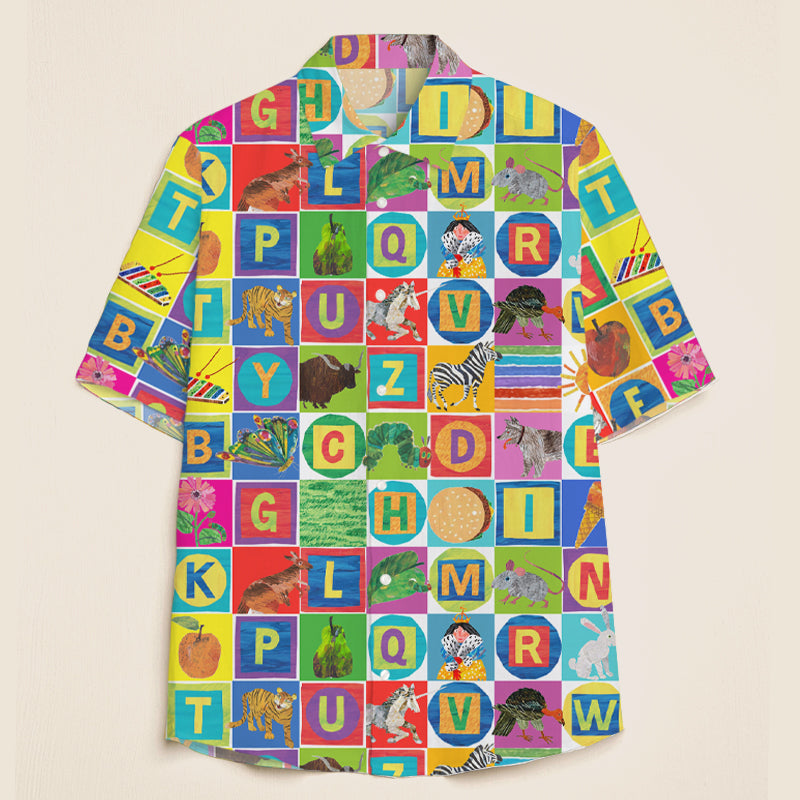 The Caterpillar Alphabet Teacher Short Sleeve Shirt