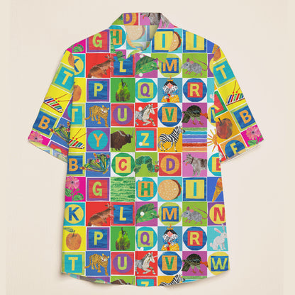 The Caterpillar Alphabet Teacher Short Sleeve Shirt