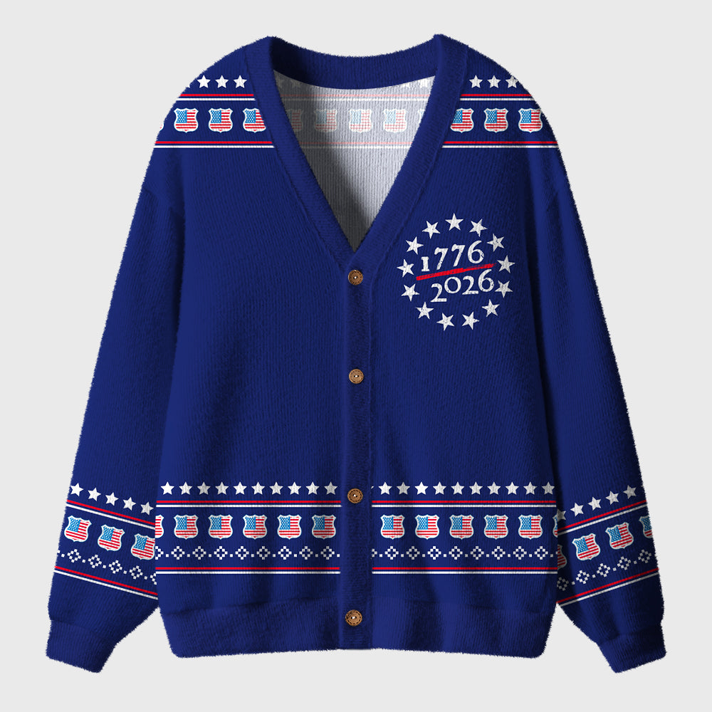 USA 250th Anniversary Ugly Cardigan Sweaters