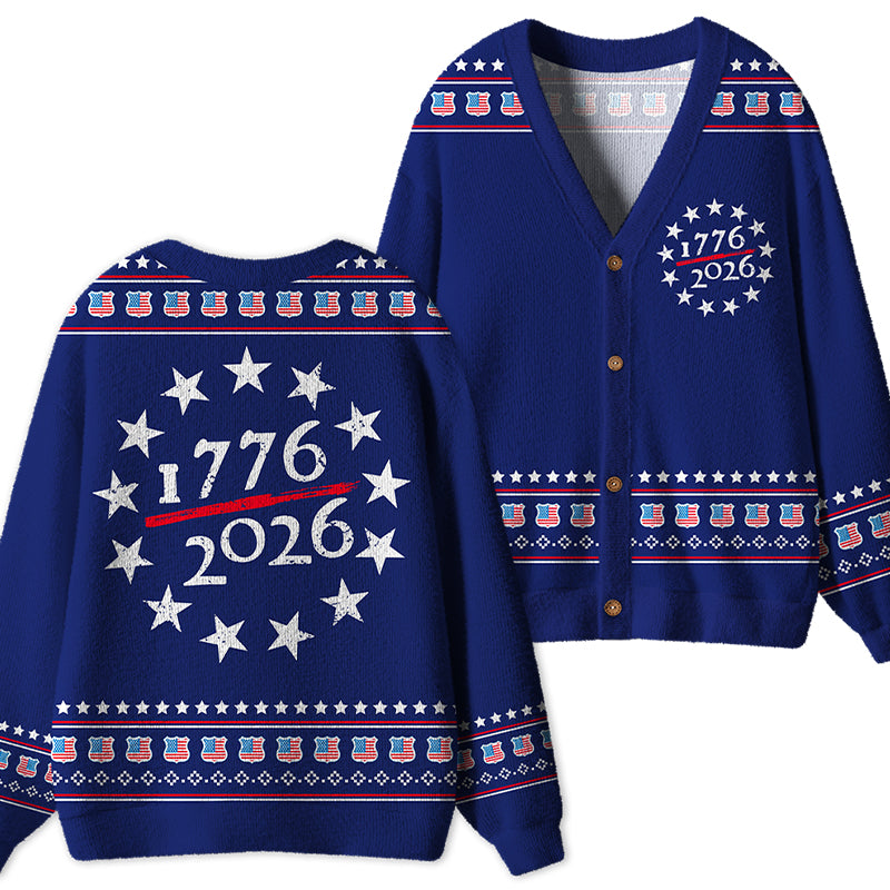 USA 250th Anniversary Ugly Cardigan Sweaters