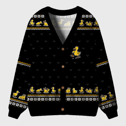 Most Definitely Not All In A Row Teacher Ugly Cardigan Sweaters