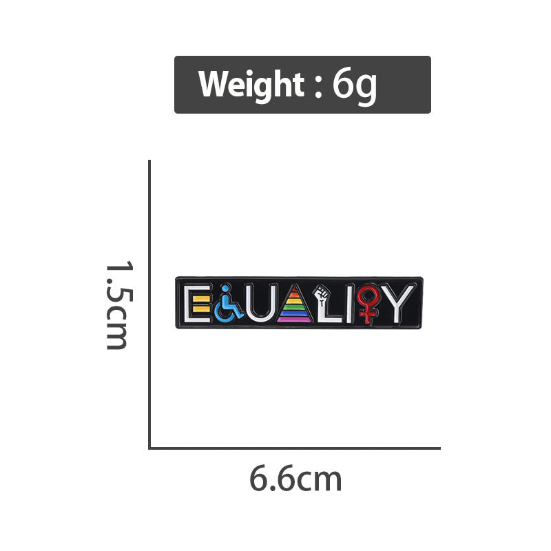 Equality Hurts No One Teacher Pin