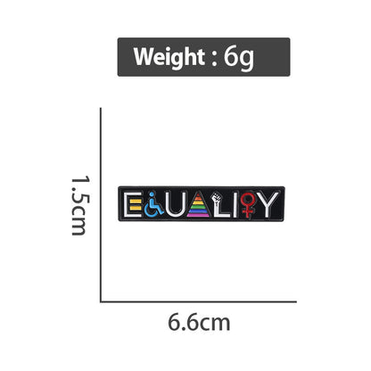 Equality Hurts No One Teacher Pin