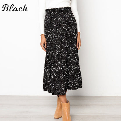 Boho Dot Print Skirt