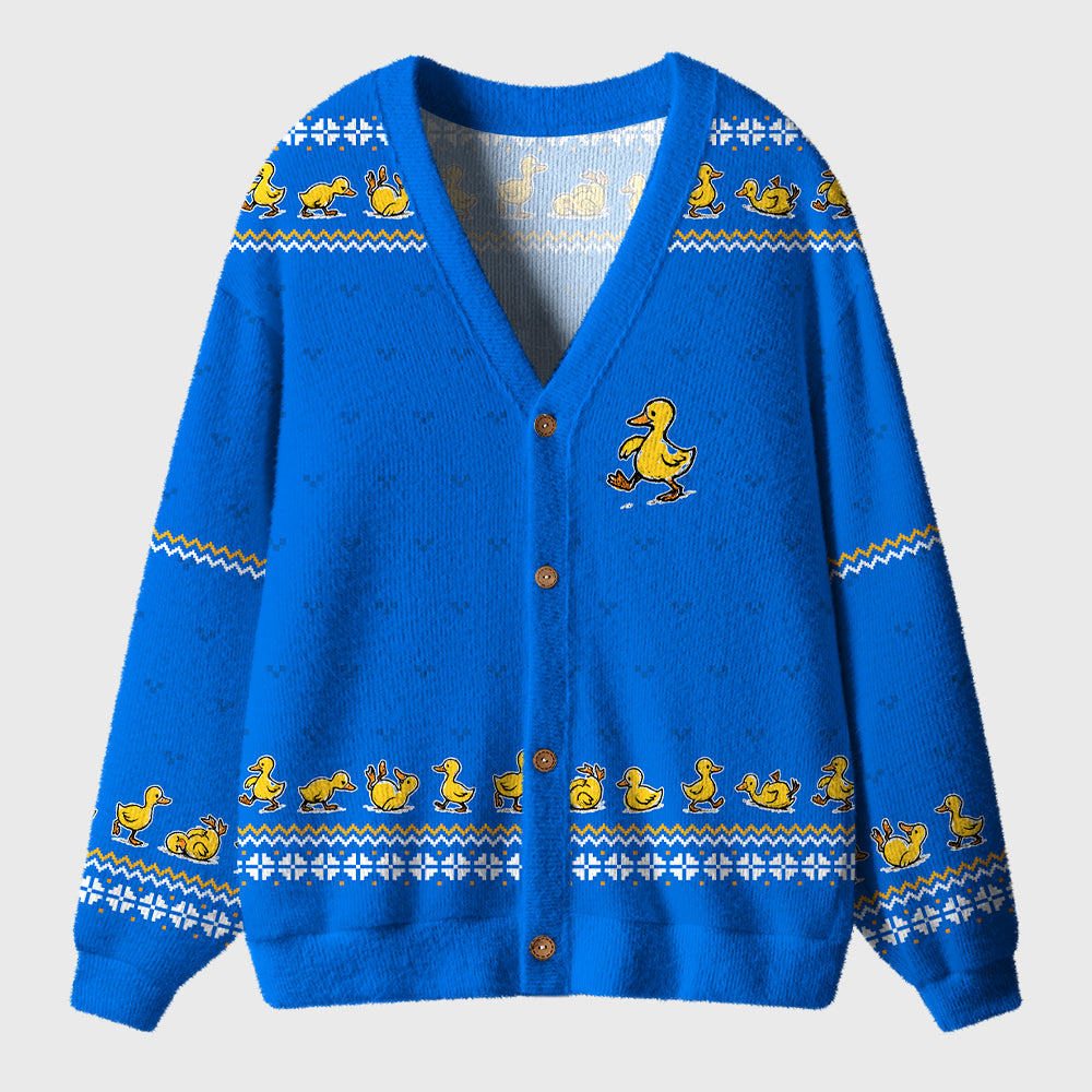 Most Definitely Not All In A Row Teacher Ugly Cardigan Sweaters