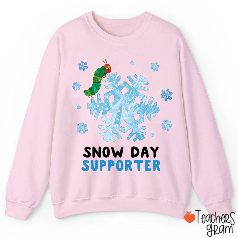 Snow Day Supporter Teacher Sweatshirt