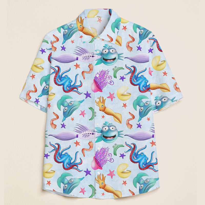 Pout Pout Fish Teacher Short Sleeve Shirt