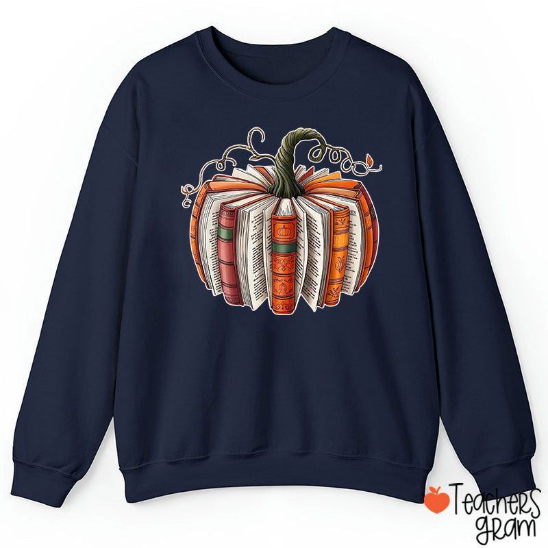Pumpkin Book  Teacher Sweatshirt
