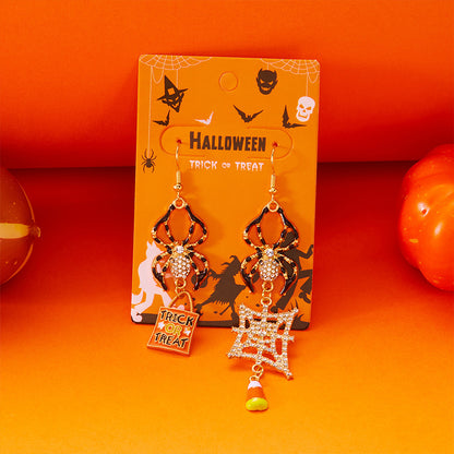 Halloween Creative Teacher Metal Earrings