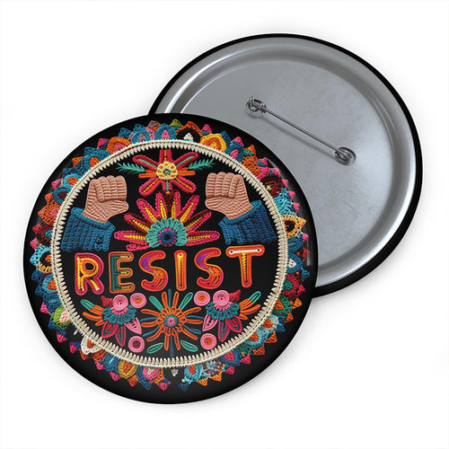 Punk Rock Resist Teacher Pinback Button