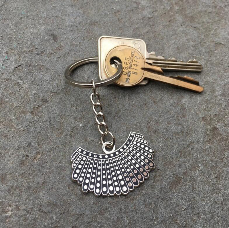 Ruth Bader Ginsberg Teacher Keychain