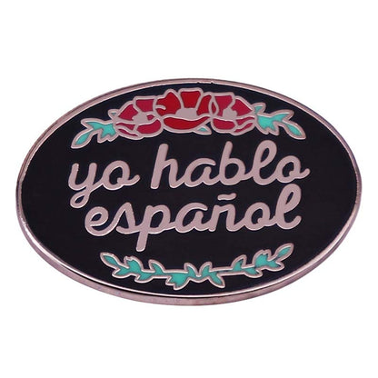 Yo Hablo Español Spanish Teacher Pin