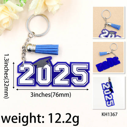 Behind You All Your Memories Teacher Keychain