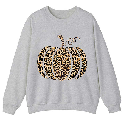 Leopard Pumpkin Teacher Sweatshirt