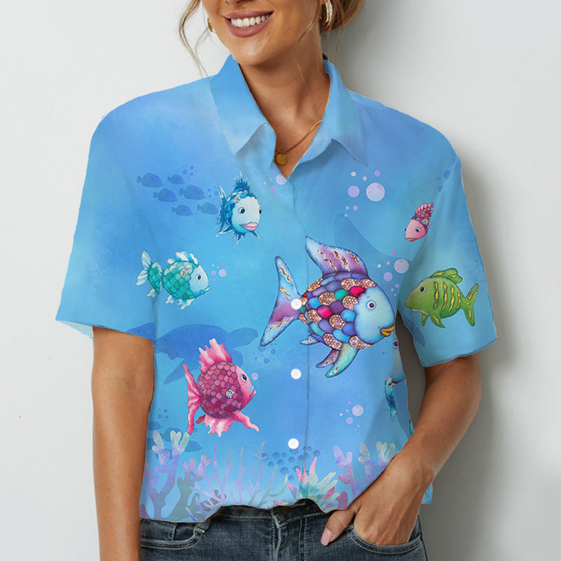 Glitter Fish Teacher Short Sleeve Shirt