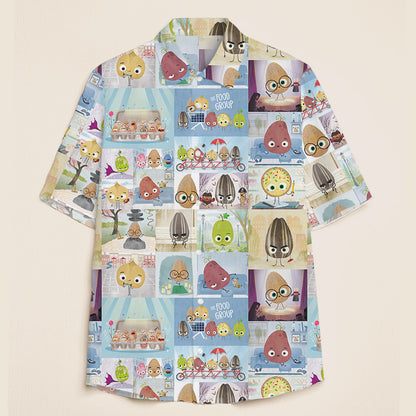 Potatoes Seeds Eggs Teacher Short Sleeve Shirt