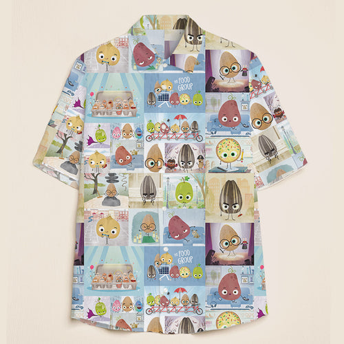 Potatoes Seeds Eggs Teacher Short Sleeve Shirt