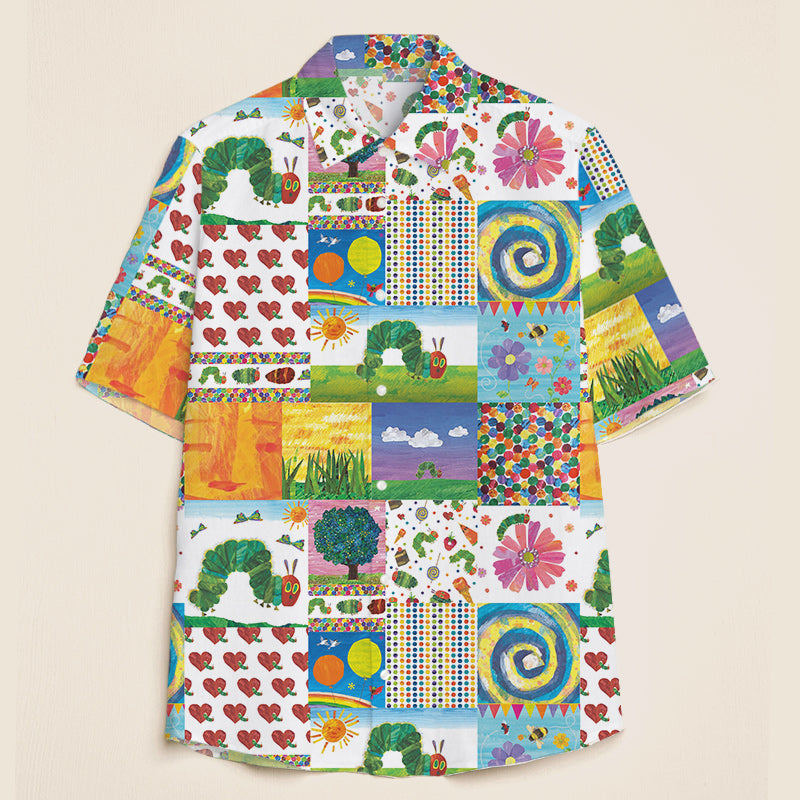 The Caterpillar In Garden Teacher Short Sleeve Shirt