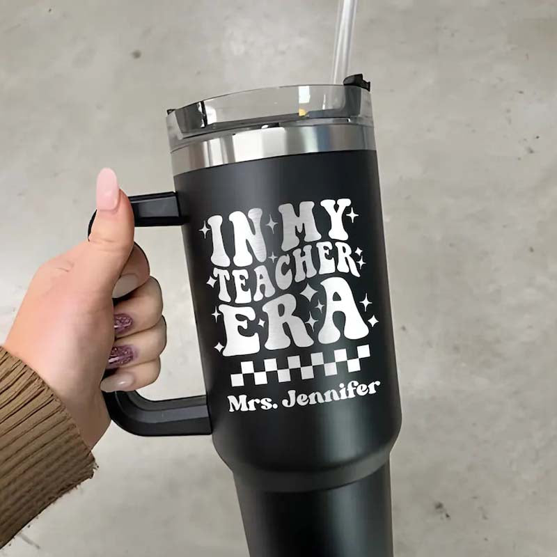 Personalized Cute Teaching Elements Teacher 40oz Teacher Tumbler