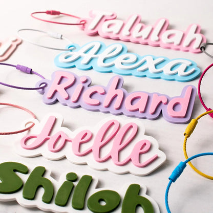 Personalized 3D Printed Name Tags