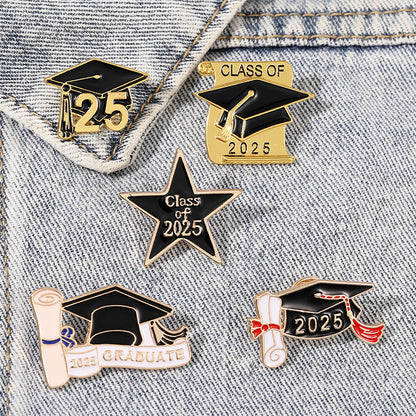 Graduation Season Bachelor Hat Teacher Pin